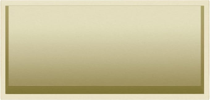 Mat goud RVS Inbouwnis 30x60x7cm - Inbouwnis badkamer en Douche