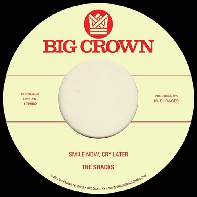 The Shacks & Brainstory - Smile Now, Cry Later / Runaway (7" Single)