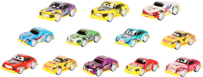 Turbo Racers Pull Back Rally Auto's - 12st.