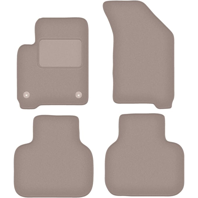 Beige velours vloermatten voor: Dodge Journey JC49 crossover (2007-2016)