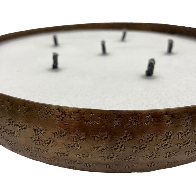 PTMD - Kaars Bunty - Bruin - 36.5x36.5x6cm