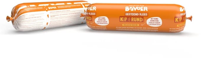 Bravoer Gestoomd Vlees Kip & Rund - Hondenvoer - 10 x 800 gram