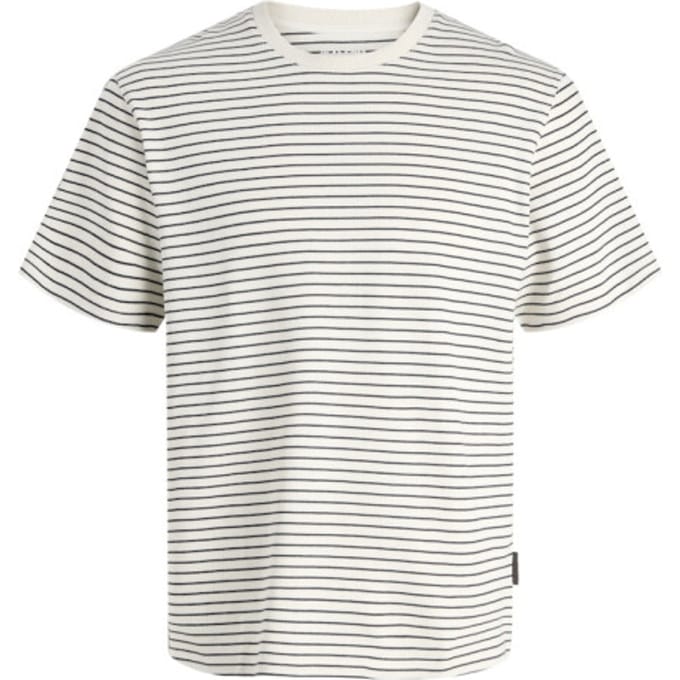 JACK&JONES - JJEDOVER STRIPED TEE SS CREW NECK SN - Heren - T-shirts