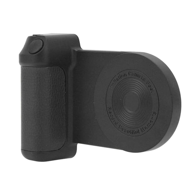 Magnetische Camera Handgreep Bluetooth Beugel Draadloze Oplader Smartphone Handgreep Houder voor Vlog Video Opnames zwart