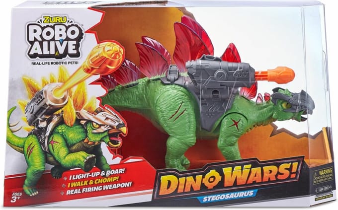 Zuru Robo Alive dinosaurus Stegosaurus - met licht en geluid