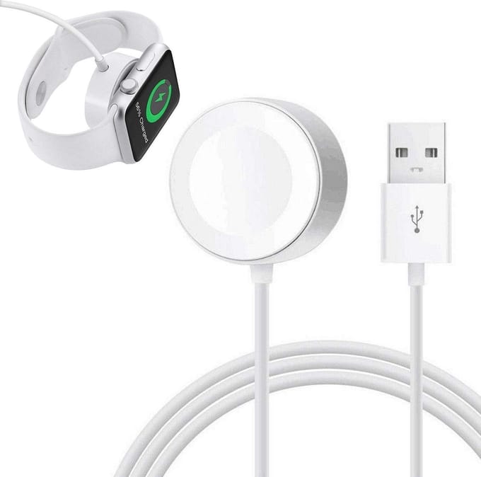 TechNow Oplader geschikt voor Apple Watch - 1 Meter - Magnetische Oplaadkabel Draadloos
