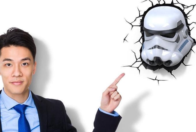 Star Wars "Stormtrooper" 3D LED Light XL version