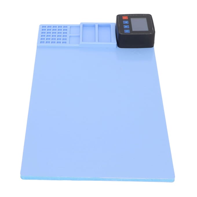 CPB Verwarmingskussen Smartphone Tablet LCD Scherm Separator Machine Reparatiegereedschap Verwarmingsplaat UK Stekker EU Plug white