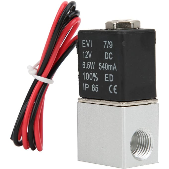 Snelle Respons Solenoïde Klep Water Lucht Olie 2 Posities 2 Wegen Aluminiumlegering Kleplichaam DC12VG1 4in