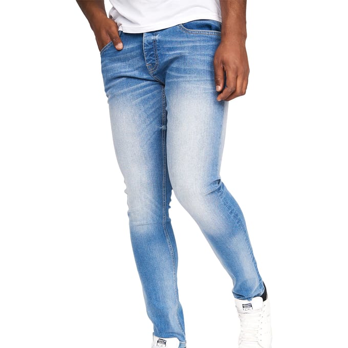 Crosshatch Heren Barbeck Slim Jeans (Lichte wasbeurt)