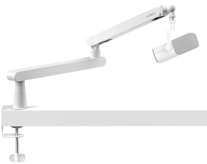 Verstelbare Microfoon Boomarm met 360° Rotatie voor Professionele Streaming en Podcasting