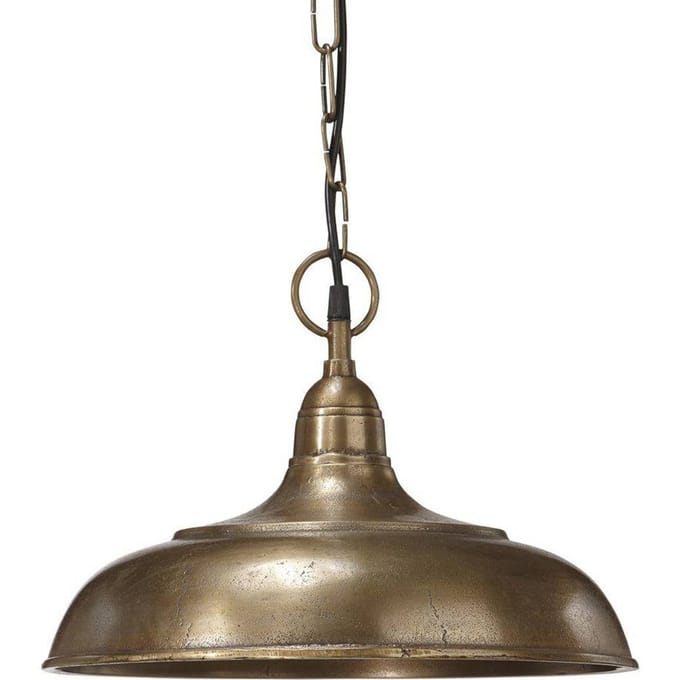 PR Home hanglamp Philadelphia, kleur antiek messing, Ø 35cm