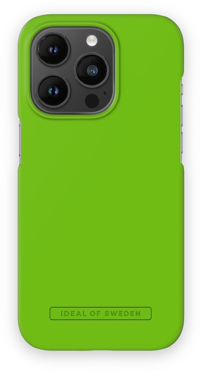 ideal of sweden fashion case seamless geschikt voor Apple iphone 14 pro hyper lime