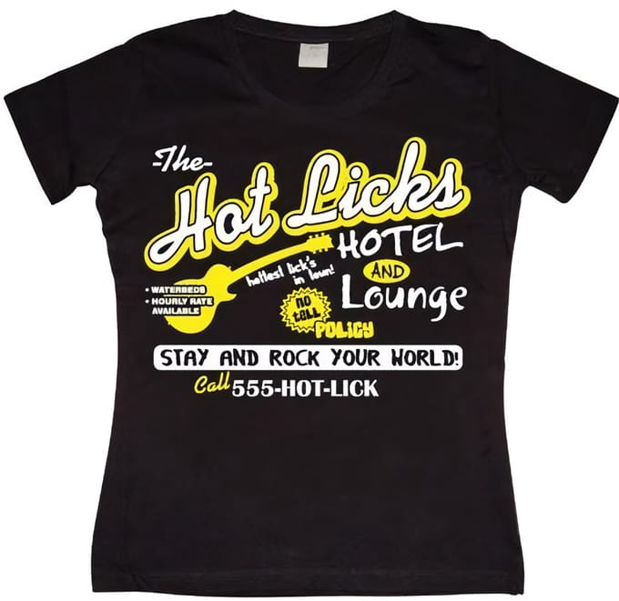 Hybris Dames Hot Licks Hotel Girly T-shirt SH-5-11012-LFH2-2