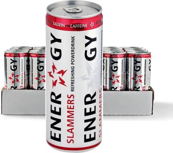 Slammers verfrissende energiedrank - 24 x 250 ml