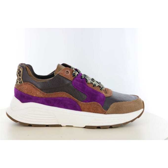 Xsensible Golden Gate Stretchwalker GX Sneakers - Dames - Bruin - Maat:43