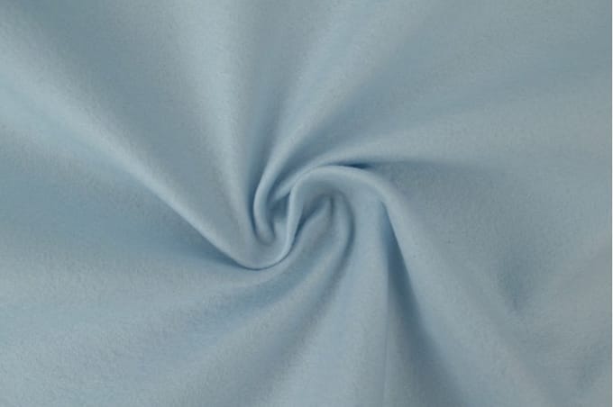 Vilt stof - 3mm dik vilt - 1 meter - Per meter - Baby blauw