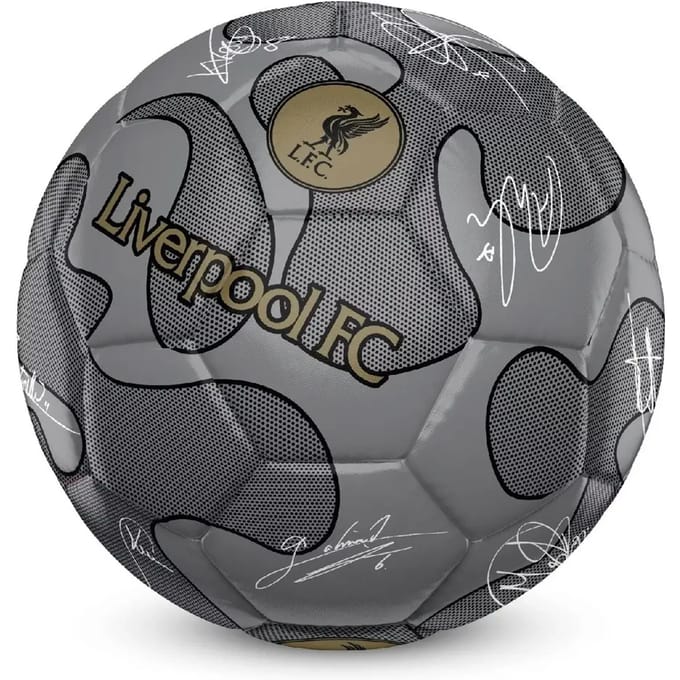 Liverpool FC voetbal - 32 Panel Camo - met handtekeningen - maat 5