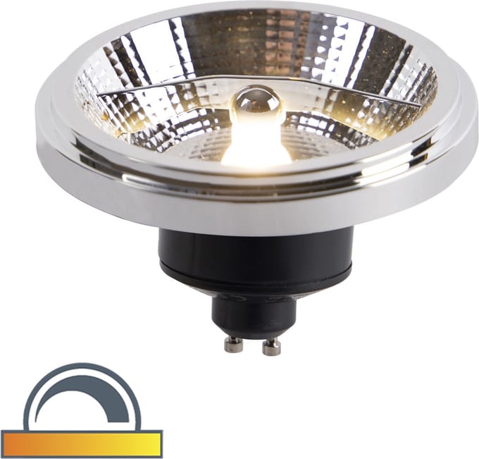 LUEDD GU10 dimbaar in kelvin LED lamp AR111 11W 700 lm 2000-3000K