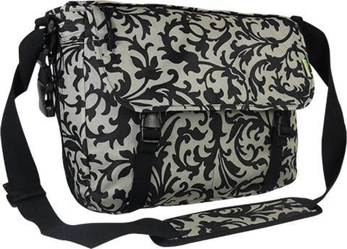BECK Messenger Decoration Fietstas Black/White