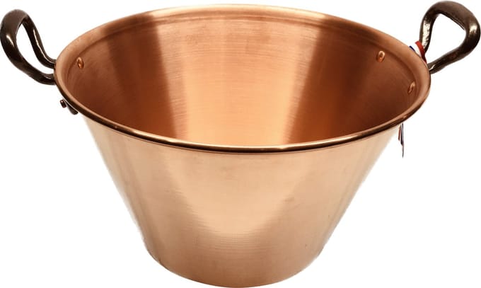 Koperen Confiturenpan 4L - Jam pan - koperen pan