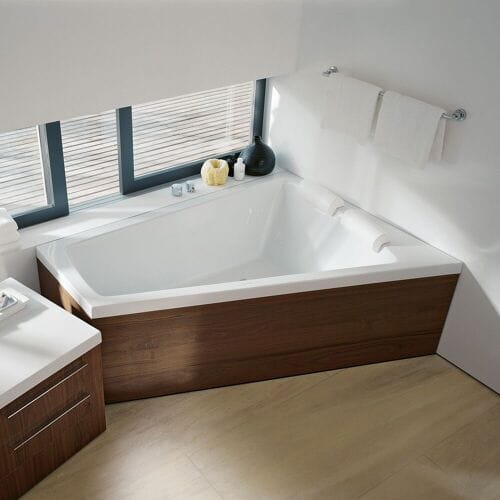 Duravit Paiova corner bathtub 180 x 140 cm right corner