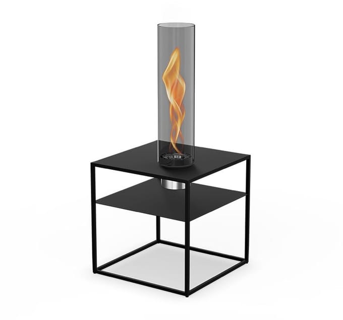 höfats FIRE FRAME Lounge-Tisch 1200 all black bijzettafel