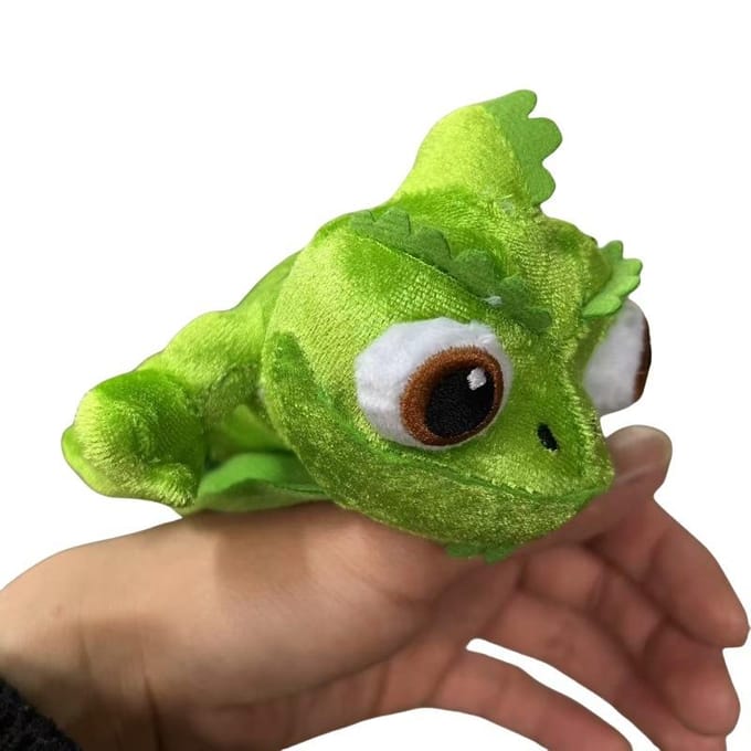 15cm Pascal Rapunzel Kameleon Pluche Speelgoedpop Pascal Knuffeldieren Pluche Pop Pascal Rapunzel Schouderhagedis Pluche Pop Speelgoed