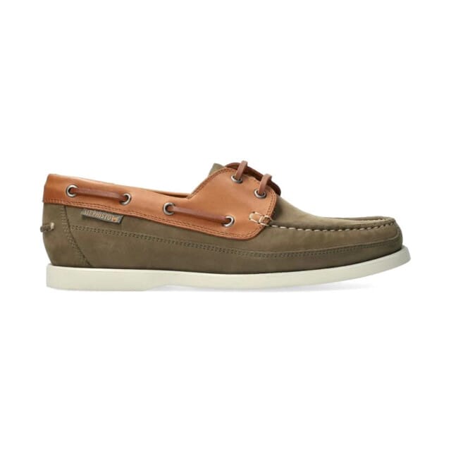 Mephisto Boating - heren veterschoen - Groen - maat 40.5 (EU) 7 (UK)
