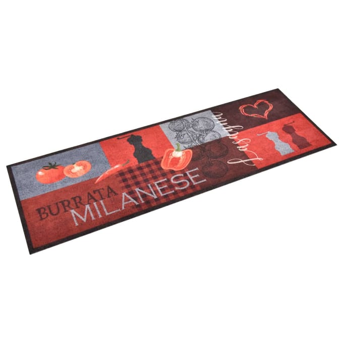 vidaXL - Keukenmat - wasbaar - Tomatoes - 60x180 - cm