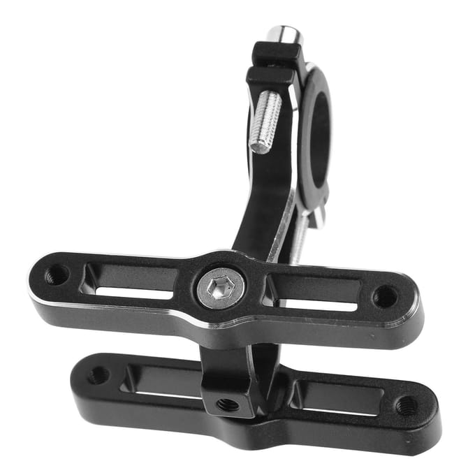 415 Fiets Dubbele Bidonhouder Adapter Stuur Zadelpen Bidon Converter black