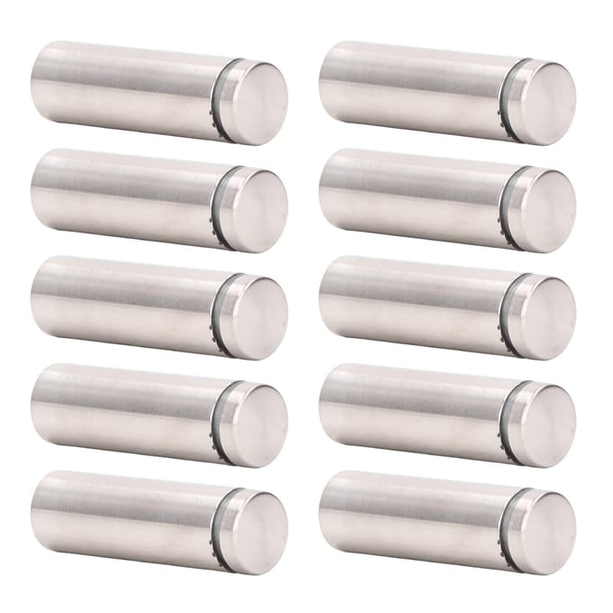 12 Set Advertentieschroefset 19x60mm RVS Afstandsschroef Montage Glas Hardware