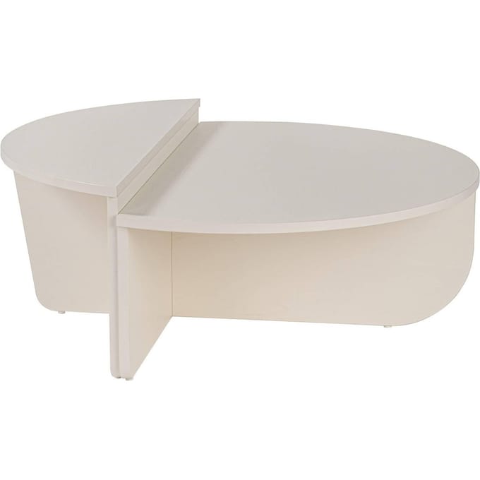Houten salontafel "Orion" 90 x 60 x 30 cm - Hout wit