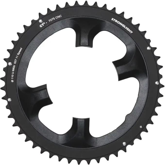 Stronglight kettingblad Shimano Ultegra (steek 110mm) 52T 11v zwart