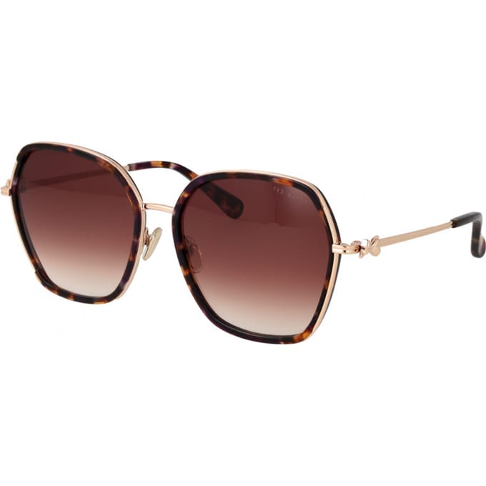 Ted Baker TB1776 Kira 703 gloss tortoise paars bruin gradiënt zonnebril