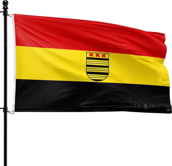 VlagDirect - Deurne vlag - Gemeente Deurne vlag - 90 x 150 cm.