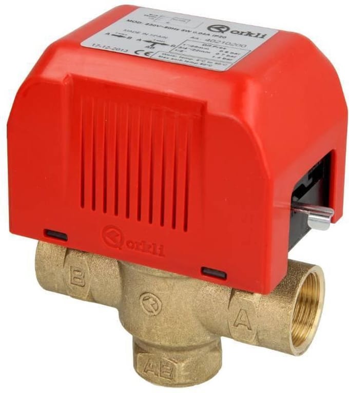 Orkli 3-weg zone-ventiel Solar 3/4" IS