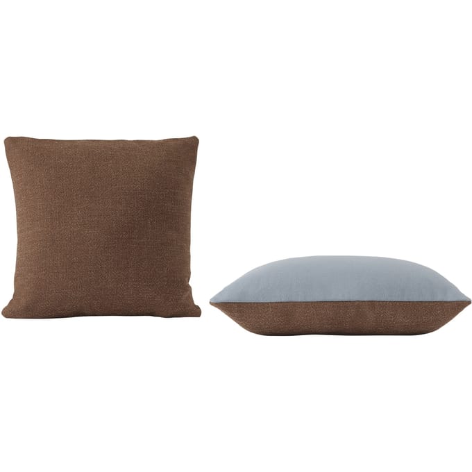 Muuto Mingle Kussen - copper brown/light blue - 45 x 45 cm