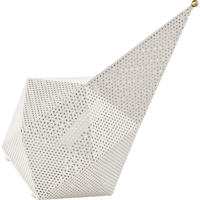 Gubi LED tafellamp Bagdad, wit, hoogte 36 cm, staal