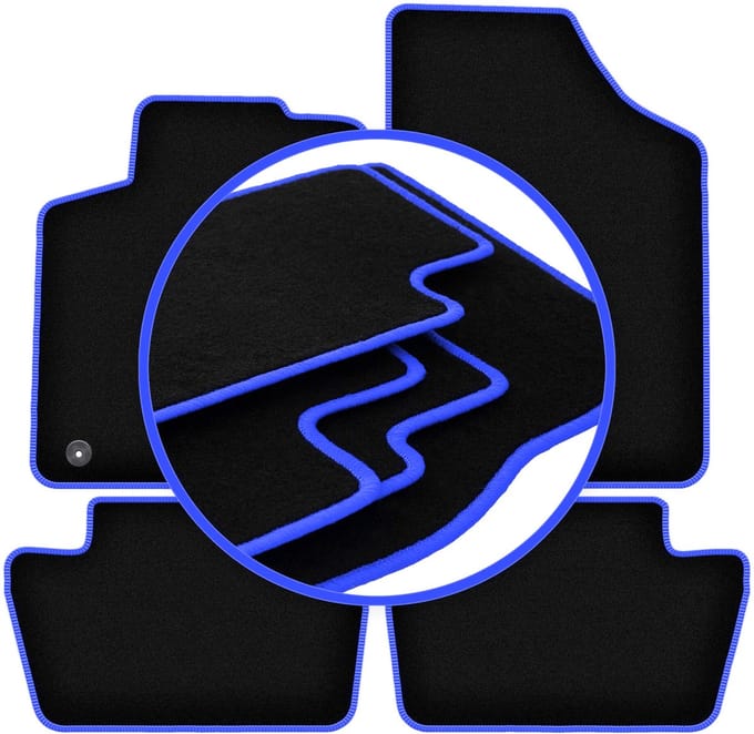 CARLUX-BLUE automatten voor: Citroen C4 I coupé, hatchback (2004-2010)