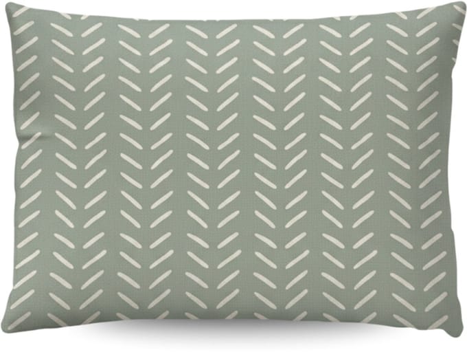 Zelesta Everyday Design Kussensloop Set van 2 - Olive Stitches