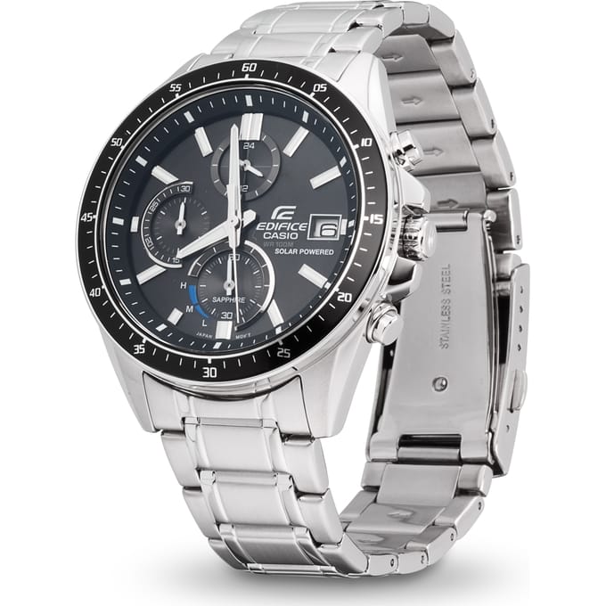 Casio Edifice EFS-S510D-1AVUEF Herenhorloge 46,1 mm - Solar - Zilverkleurig