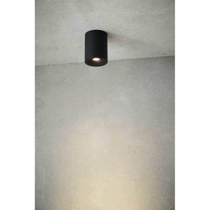 LOOM DESIGN LED plafondlamp Nyx, zwart, IP54