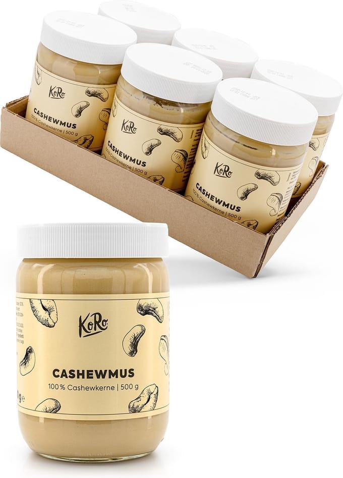 KoRo | 100% cashewpasta 6 x 500 g