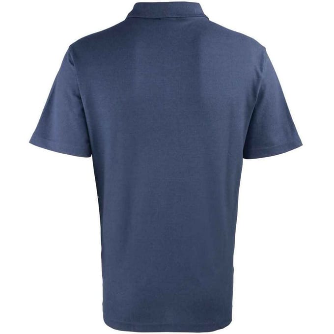 Premier Heren Press Stud Werkpoloshirt (Marine)
