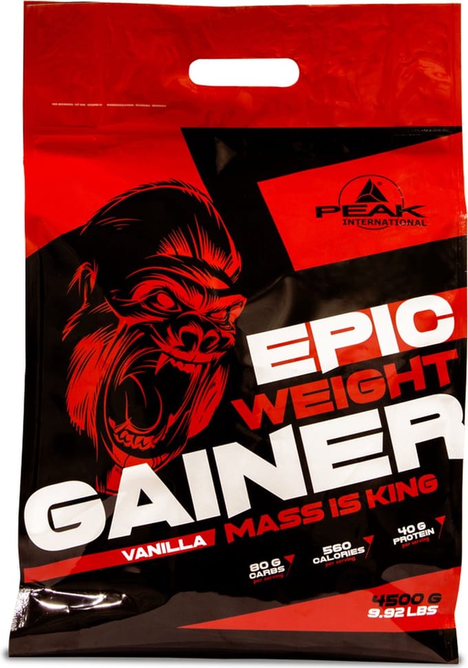 Peak Epic Weight Gainer (4500g) Vanilla - Gewichtstoename - Zonder Creatine