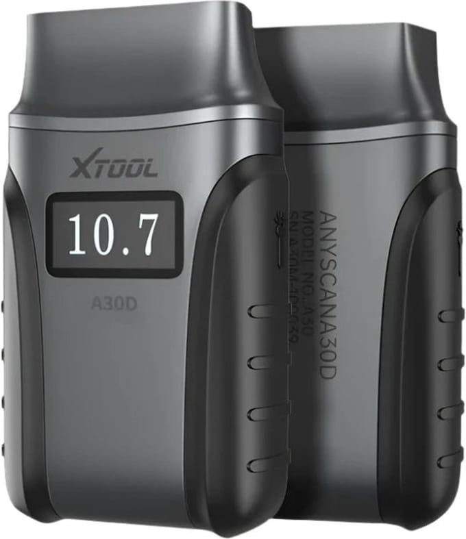 XTOOL Anyscan- OBD2 Scanner Bluetooth- OBD2 Bluetooth autoscanner- met 13 Resets Code Reader CAN FD Alle Software- Zwart (met kabel)