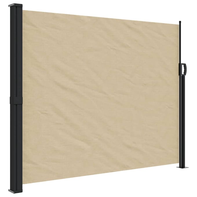 vidaXL - Windscherm - uittrekbaar - 160x300 - cm - beige