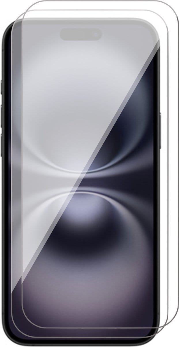 Screenprotector geschikt voor iPhone 16 Plus - 2x Gehard Glazen Tempered Glass Krasbestendige Screen Protector