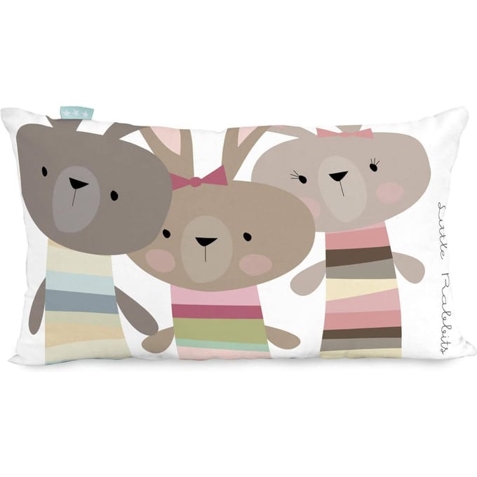 Kinderkussenhoes Rabbit Family | Moshi Moshi